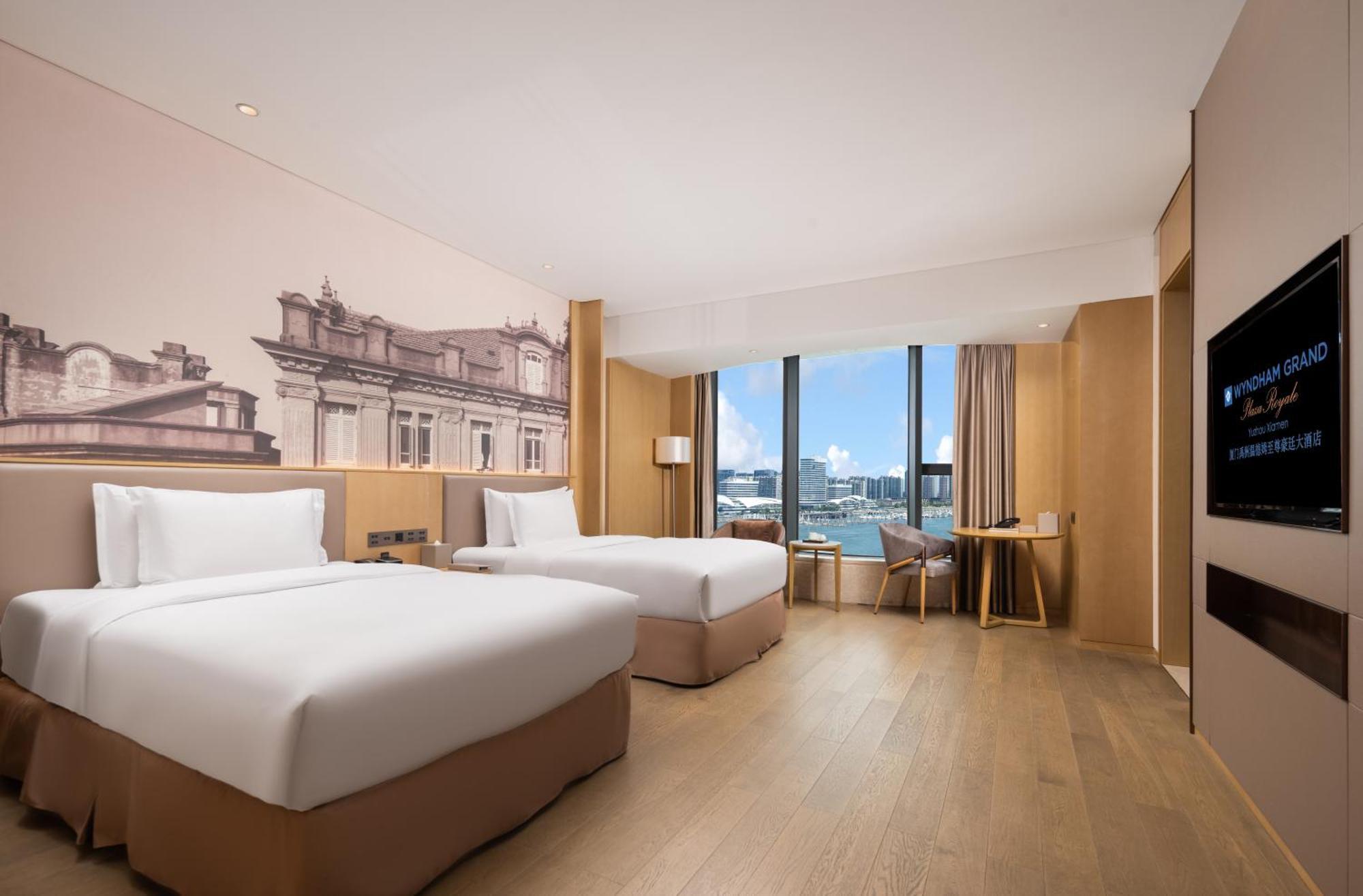 Wyndham Grand Plaza Royale Yuzhou Xiamen Wuyuan Bay Hotel Exterior foto